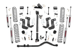 Jeep Wrangler Unlimited Suspension Lift Kit - Front + Rear - Rough Country - 3.5 Inch C/A Drop - '18-'23